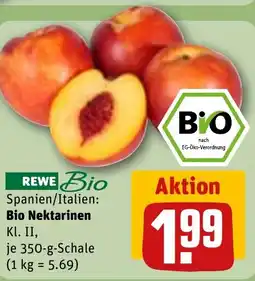 REWE DE REWE Bio Spanien/Italien: Bio Nektarinen Kl. II, tilbud