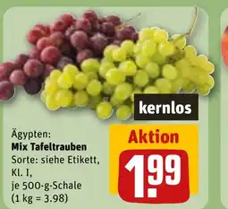 Kernlos ägypten: mix tafeltrauben