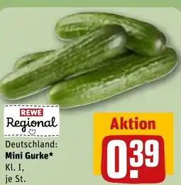 REWE DE REWE Regional Deutschland: Mini Gurke tilbud