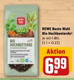 REWE DE REWE Beste Wahl Bio Hochbeeterde¹ tilbud