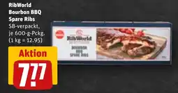 REWE DE RibWorld Bourbon BBQ Spare Ribs tilbud