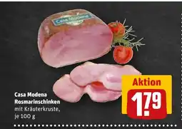 REWE DE Casa Modena Rosmarinschinken mit Kräuterkruste, je 100 g tilbud