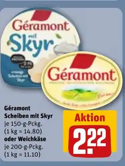 REWE DE Géramont Scheiben mit Skyr tilbud