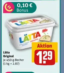 REWE DE Lätta Original tilbud