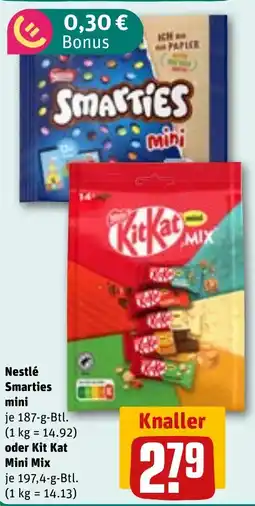 REWE DE Nestlé Smarties mini tilbud