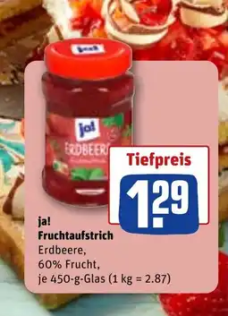 REWE DE Ja! fruchtaufstrich tilbud