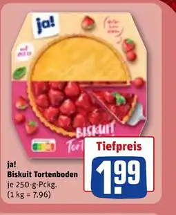 REWE DE Ja! biskuit tortenboden tilbud