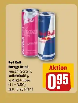 REWE DE Red Bull Energy Drink tilbud