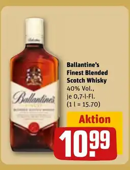 REWE DE Ballantine's Finest Blended Scotch Whisky 40% Vol., tilbud