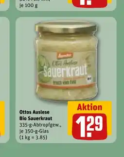 REWE DE Ottos Auslese Bio Sauerkraut tilbud