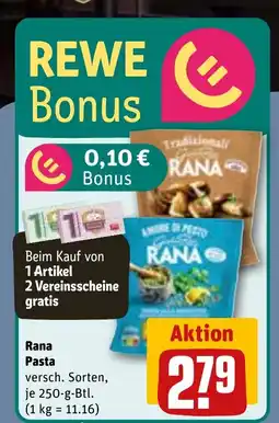 REWE DE Rana Pasta versch. Sorten, tilbud