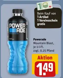 REWE DE Powerade Mountain Blast, tilbud