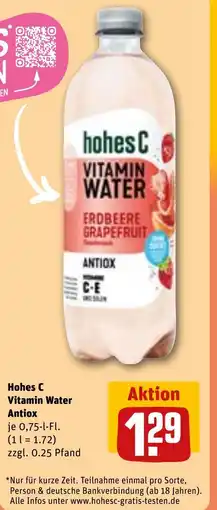 REWE DE Hohes C Vitamin Water tilbud