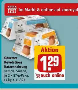 REWE DE Gourmet Revelations Katzennahrung tilbud