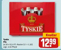 REWE DE Tyskie Pils tilbud