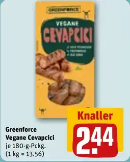 REWE DE Greenforce Vegane Cevapcici tilbud