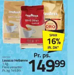 Fleggaard Lavazza Helbønne tilbud