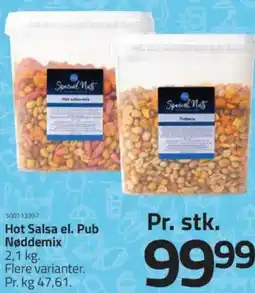 Fleggaard Hot Salsa el. Pub Nøddemix tilbud