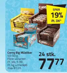 Fleggaard Corny Big Müslibar tilbud