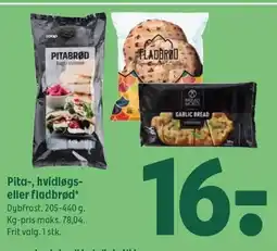 Coop 365 Pita-, hvidløgs- eller fladbrød tilbud