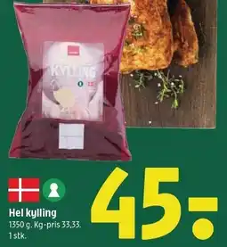Coop 365 Hel kylling tilbud
