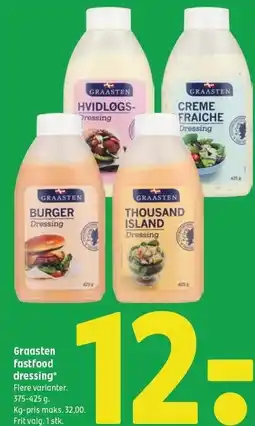 Coop 365 Graasten fastfood dressing tilbud