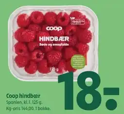 Coop 365 Coop hindbær tilbud