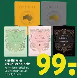 Coop 365 Pine Hill eller Antico Leone i boks tilbud