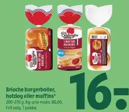 Coop 365 Brioche burgerboller, hotdog eller muffins tilbud