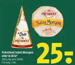 Coop 365 Président Saint Morgon eller le Brie tilbud