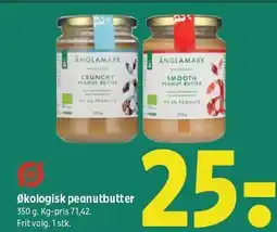 Coop 365 Økologisk peanutbutter tilbud