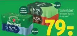Coop 365 Heineken eller Royal tilbud