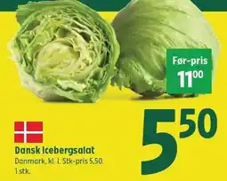 Coop 365 Dansk Icebergsalat tilbud