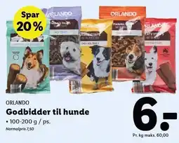 Lidl Godbidder til hunde 100-200 g tilbud
