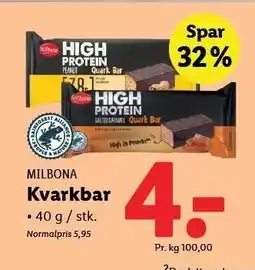 Lidl Kvarkbar 40 g tilbud