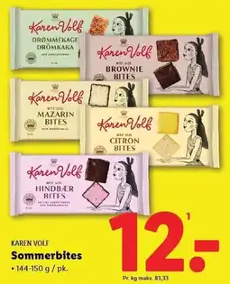 Lidl KAREN VOLF Sommerbites 144-150 g tilbud