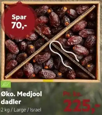 nemlig.com Øko. Medjool Dadler 2Kg tilbud