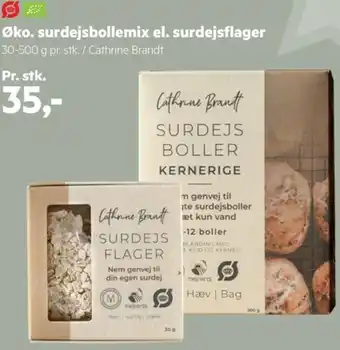nemlig.com Øko. Surdejsbollemix El. Surdejsflager 30-500g tilbud