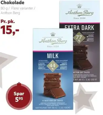 Chokolade 80g