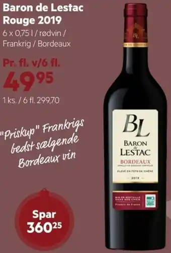 Baron De Lestac Rouge 2019