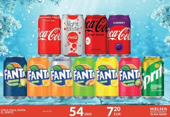 Nielsen's Discount Coca-Cola, Fanta El. Sprite tilbud
