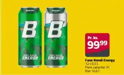 Fleggaard Faxe kondi energy tilbud