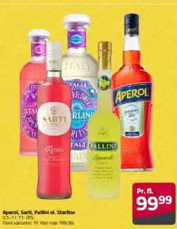 Fleggaard Aperol, Sarti, Pallini el. Starlino tilbud