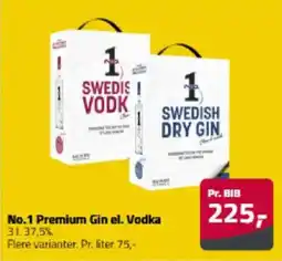 Fleggaard No.1 Premium Gin el. Vodka tilbud