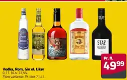 Fleggaard Vodka, Rom, Gin el. Likør tilbud