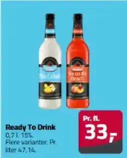 Fleggaard Ready To Drink 0,7 l. 15% tilbud