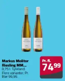 Fleggaard Markus Molitor Riesling MM... tilbud