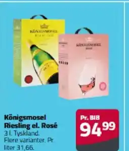 Fleggaard Königsmosel Riesling tilbud