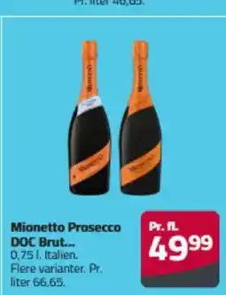Fleggaard Mionetto Prosecco DOC Brut tilbud