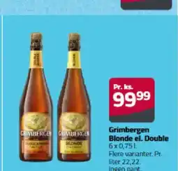 Fleggaard Grimbergen Blonde el. Double tilbud